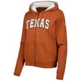 thumbnail image 2 of Women's Colosseum Texas Orange Texas Longhorns Arched Name Full-Zip Hoodie, 2 of 3