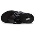 thumbnail image 3 of Fitflop Womens F Mode Adjustable Flatform Toe Post Leather Sandals, 3 of 4