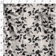 thumbnail image 3 of Soimoi Poly Taffeta Black Fabric By the Yard - 56 Inch Wide - Leaves Print Fabric - Floral Elegant & Beautiful Patterns for and Home Decor Printed Fabric, 3 of 6