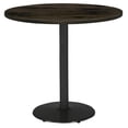 thumbnail image 3 of KFI Studios Urban Loft 3.5' Round Bistro Table, Barnwood, Black Base, 3 of 3