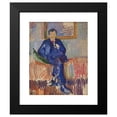 thumbnail image 2 of Karl Isakson 20x24 Black Modern Framed Museum Art Print Titled - Portrait of the Painter Karl Schou (1909 - 1913), 2 of 5