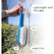 LISTEN The Clean Fin Surf Brush Fin Tool Blue
