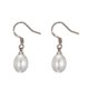 thumbnail image 4 of Pendientes colgantes de perlas de agua dulce naturales en forma de lágrima para mujer, dorados, 4 of 4