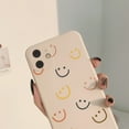 thumbnail image 5 of MINSCOSE Flexible Smiley Face Silicone Protective Cell Phone Case for Apple iPhone 11, White, 5 of 8