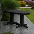 thumbnail image 6 of A &amp; L Furniture Poly 72 x 33 in. Oval Outdoor Dining Table, 6 of 11