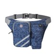 thumbnail image 1 of Toystoory Riñonera Unisex, riñonera impermeable de nailon para botella de agua, riñonera deportiva ajustable para correr, bolsillo para Mochilas de mochilero azul oscuro, 1 of 6