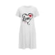 thumbnail image 5 of Camisón corto de talla grande para mujer, camisón de manga corta con estampado de pecho a la moda, camisón para mujer, 5 of 5