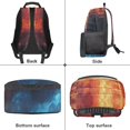 thumbnail image 6 of Aplkyhs School Backpack for Boys Girls Ages 6-18 Ergonomic Padded Adjustable Straps Large Multi Compartment Storage for Elementary Middle High School Ice Fire Baseball, 6 of 7