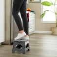 thumbnail image 2 of Casafield 9" Folding Step Stool with Handle (Set of 2) - Gray, Collapsible Foot Stool for Adults, 2 of 8