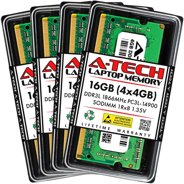 Kit de memoria RAM A-Tech para laptop 16 GB DDR3L 1866 MHz SO-DIMM