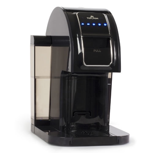 Black Coffee Maker with Full K-Cup Pod Compatibility & Rapid Brew Technology T314B Touch Single Serve Coffee Brewer