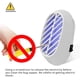 thumbnail image 5 of Lámpara antimosquitos (2 unidades), lámpara UV, matamosquitos eléctrico, matamoscas para interiores, trampa para moscas eficaz y no tóxica, extermina insectos, para cocina y dormitorio., 5 of 5