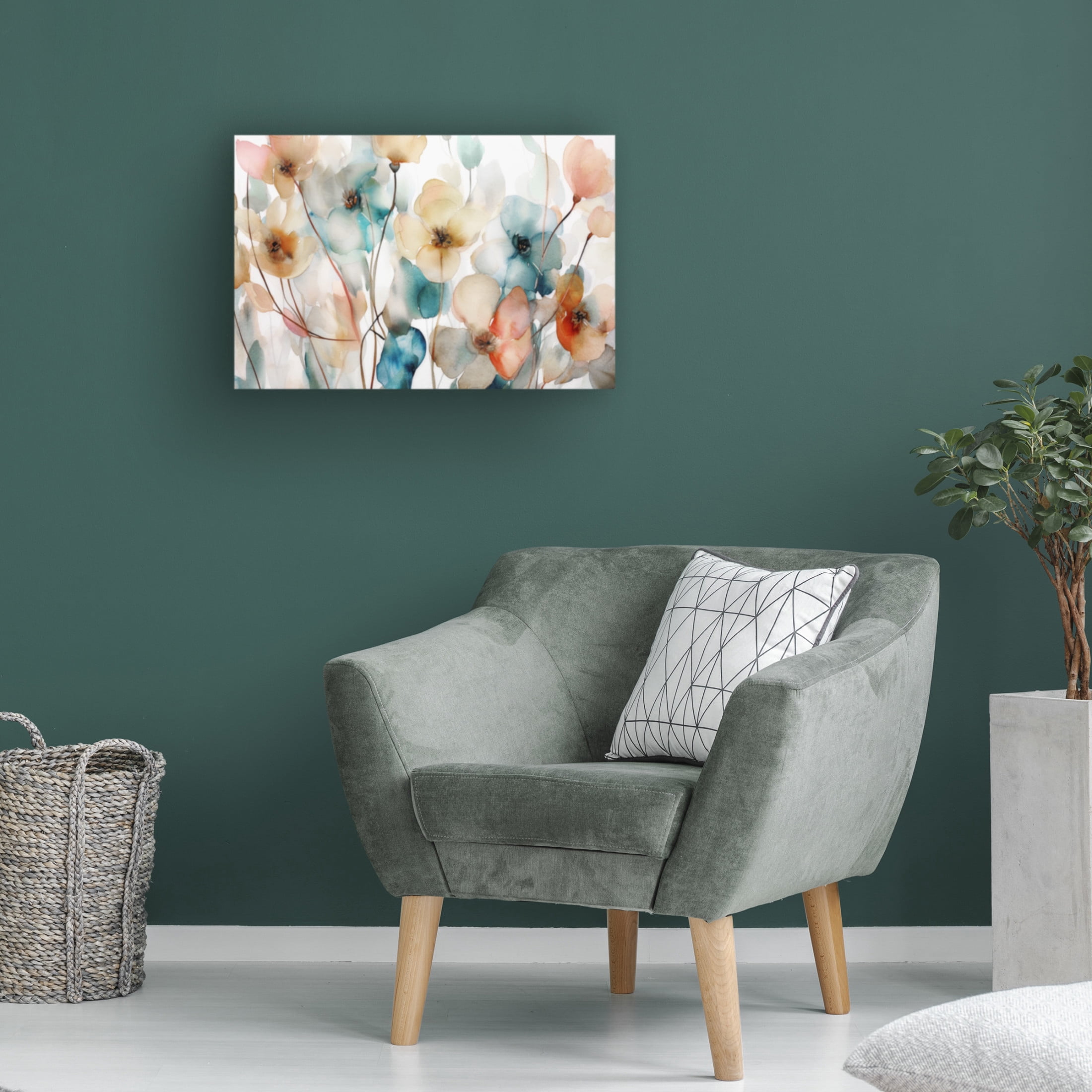 Canvas Wall Art - Sasha 'Tactile II' Wall Art for Living Room, Bedroom, or Office Décor by Trademark Fine Art - 32 x 22 Inches