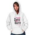 thumbnail image 4 of 2nd Save Base Breast Cancer Warrior Hoodie Sweatshirt Women Brisco Brands L, 4 of 6