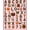 Pink, Pattern 2, variant on ODIKA 2x3 Machine Washable Non-Slip Area Rug, Enchanted Forest Letterscape Featuring Animal Friends and Leafy Icons High Traffic Rug, Green, 699520