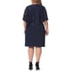 thumbnail image 3 of Vestidos formales de talla grande para mujer Agnes Orinda sin mangas con superposición de encaje, vestido de fiesta tipo lápiz 3X azul oscuro, 3 of 6