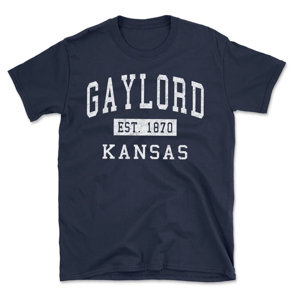 Gaylord Kansas Classic Established Men's Cotton T-Shirt