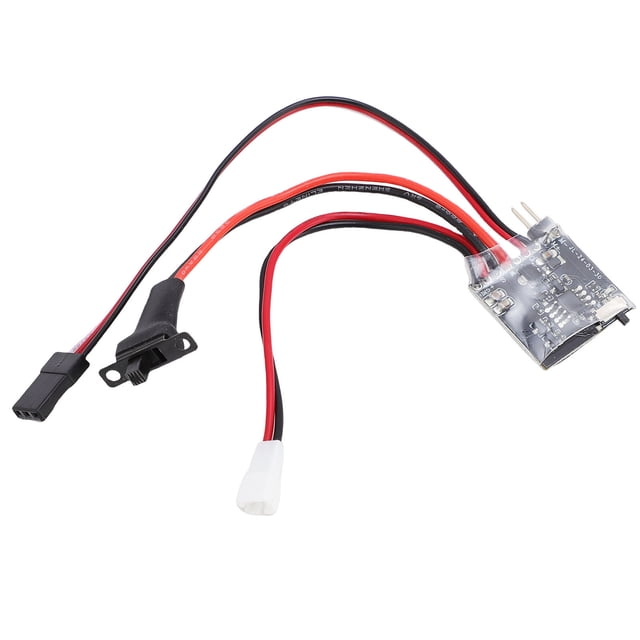 ESC Cepillado RC, Disipación De Calor PH2.0 Enchufe 30A RC Coche ESC Con Freno Para Coches RC 1/16 1/18 1/24