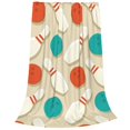 thumbnail image 2 of Pofeuu Vintage Bowling Print Ultra-Soft Micro Fleece Blanket,for Bed Or Sofa,All Season Throw Blankets Flannel Blanket-50"x40", 2 of 7