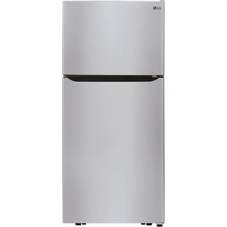 LG LTCS20020S 30" Wide 20.2 Cu. Ft. Energy Star Rated Top Freezer Refrigerator - Stainless Steel NEW