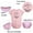 Pink, variant on iDzn Pack of 2, Daddy's Drinking Buddy & PARTY MY CRIB 2AM Funny Rompers For Babies, Newborn Baby Unisex Bodysuits, Infant Jumpsuits, Toddler 0-24 Months Kids One-Piece Oufits
