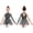 Gray, variant on iiniim Big Girls Modern Ballet Salsa Rumba Sparkly Dance Jumpsuit Latin Jazz Tulle Leotard Dancewear Red 6