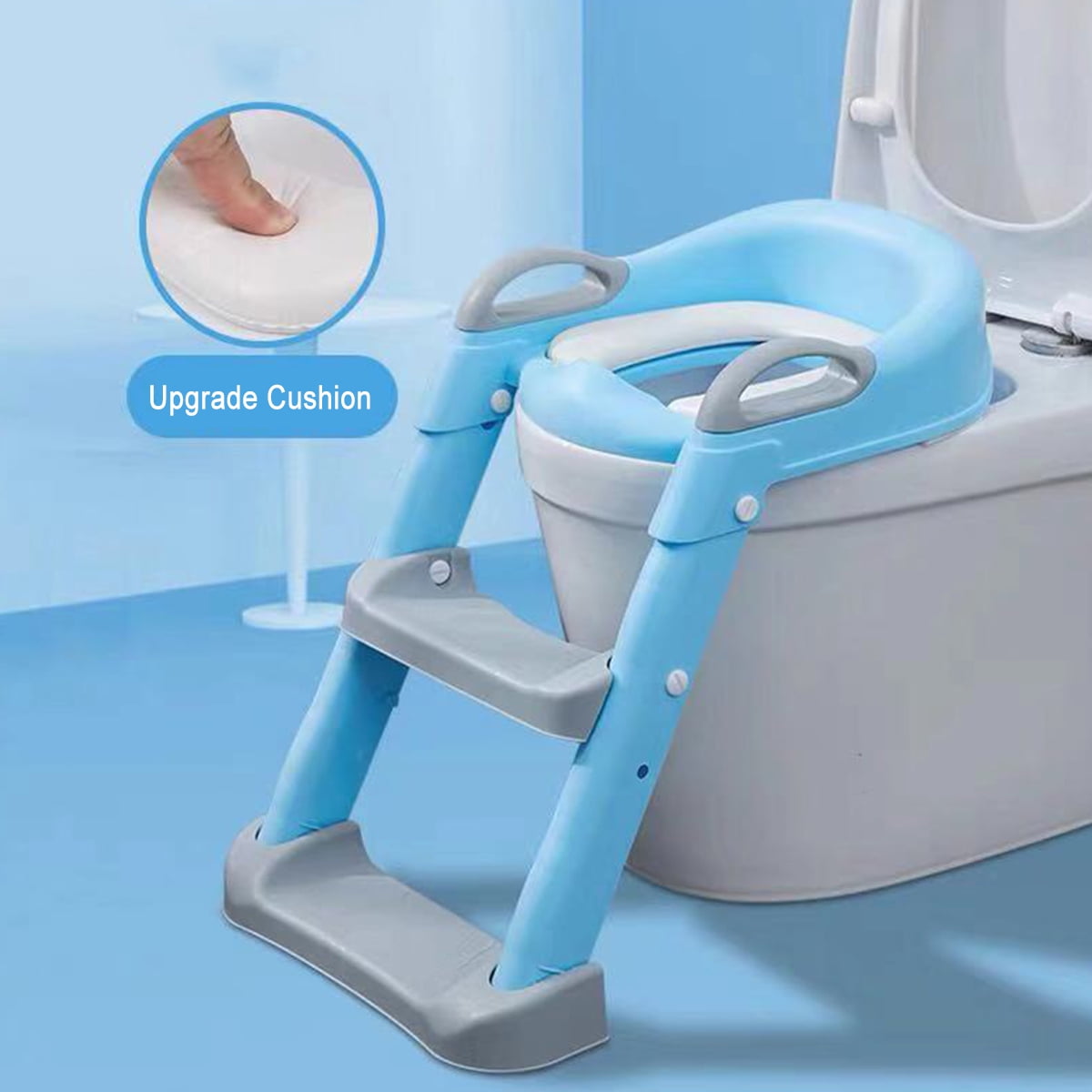 Adjustable Kids Training Potty Trainer Toilet Seat Safety Seat Chair ...