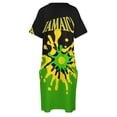 thumbnail image 4 of Vestido holgado con bolsillos para mujer falda de verano de colores a splash of Jamaica, 4 of 6
