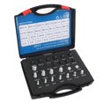thumbnail image 1 of HUGFEGWE Nut Bolt Thread Checker, Thread Checker Kit, 26Pcs High Accuracy Carbon Steel ABS Nut and Thread Gauge Set for Detecting, Nut & Bolt Assortment Sets CJB91-111480, 1 of 9