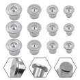 thumbnail image 1 of 12Pcs Dowel Centre Point Center Points Pin Woodworking Alignment Tool Round Wood Pin Locating Pins Fasteners Wood Timber Marker, 1 of 6