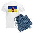 thumbnail image 6 of CafePress - Glory To Ukraine Pajamas - Men's Light Loose Fit Cotton Pajama Set, 6 of 7
