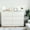White + MDF, variant on 6-Drawer Modern Dresser - Wood Storage Cabinet with Spacious Countertop & Concealed Handles for Bedroom, Living Room & Entryway,Black