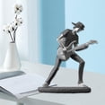 thumbnail image 3 of Tachiuwa Baosity Resin Rock Band Player Statue Art Crafts, Singer Musical Instruments Electric Guitar, 3 of 8