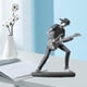 thumbnail image 3 of Rock band Player resina estatua tabletop ornament, cantante instrumentos musicales escultura Oficina de la escultura Decoración para para el - Guitarra electric Baoblaze Escultura de escritorio, 3 of 7