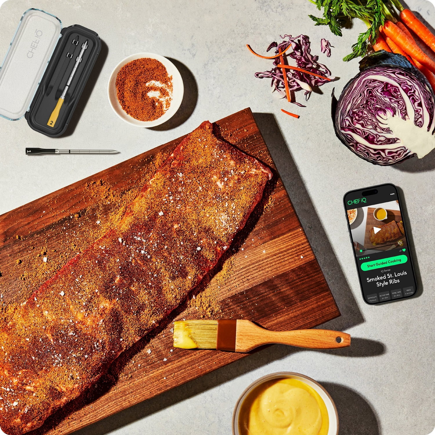 Chef iQ Smart Thermometer and Hub, 2 Probe Set