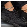 thumbnail image 3 of Women's Lace-up Sports Shoes Mesh Thick-soled Running Shoes Breathable Non-slip Sneakers, 3 of 5