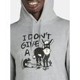 thumbnail image 4 of Men's and Big Men's I Don't Give a Rat Graphic Print Hoodie, S-3XL, 4 of 5