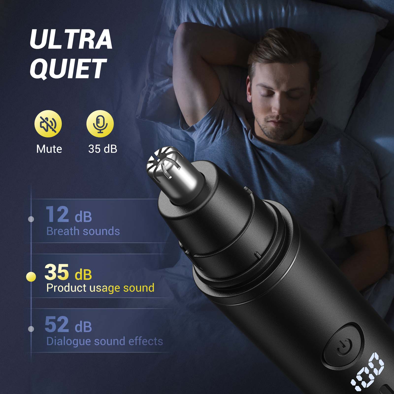 HOOICB Nose and Ear Hair Trimmer for Men photo 3