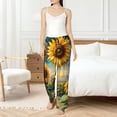 thumbnail image 4 of Honiee Artistic Oil Painting Sunflower for elegant Women's Lounge Pants and Pajama Pants, crafted for ultimate comfort in your sleepwear essentials-XX-Large, 4 of 6