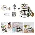 thumbnail image 4 of Easter Decorative Ornaments Easter Christmas Decor Rustic Farmhouse Table Decor Signs And Spring Home Desk, 4 of 8