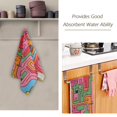 thumbnail image 3 of Yayeee Hand Towels for Bathroom Set of 2 Quick Dry Super Absorbent Soft Hand Shower Towels, 28" x 14", Art City, 3 of 8