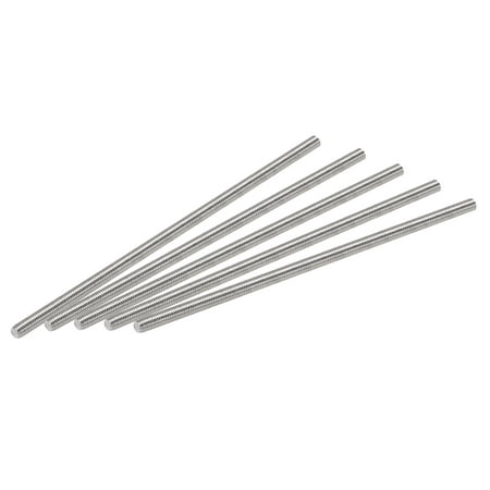

Uxcell M3 x 80mm Fully Threaded Rod 304 Stainless Steel Right Hand Threads 15 Pack