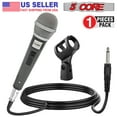 thumbnail image 2 of 5Core XLR Microphone Dynamic Mic Karaoke Singing Studio Mics Handheld Microfono, 2 of 77