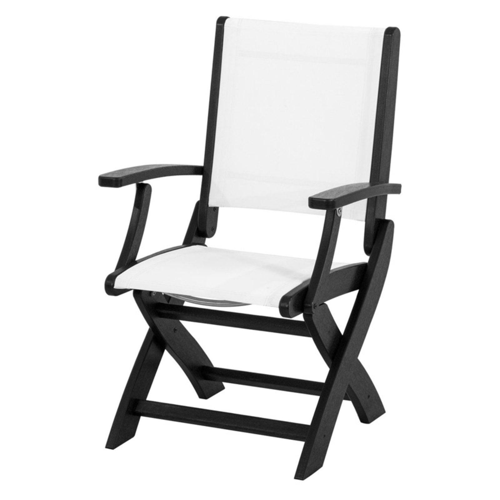 POLYWOODÂ® Coastal Sling Folding Chair - Walmart.com - Walmart.com