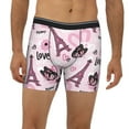 thumbnail image 6 of Sigee Eiffel Tower and Butterflies for Men's Boxer Briefs,Moisture Wicking and Breathable Medium, 6 of 9
