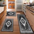 thumbnail image 2 of Kitchen Rugs Sets of 3 Non Slip Washable Kitchen Mats for Floor, Waterproof Kitchen Runner Rug, Floor Mat Carpet for Entryway, Laundry, Sink, Hallway, Bathroom, 2 of 12