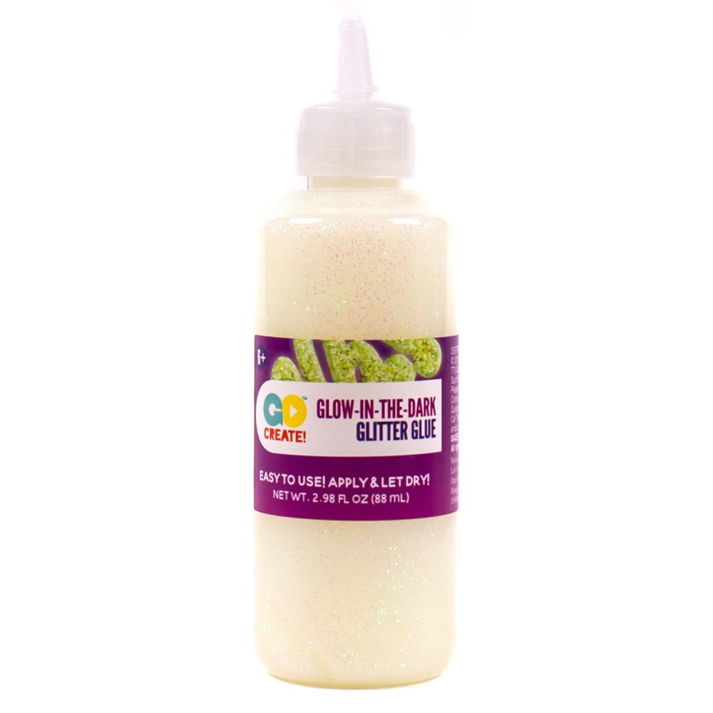 Go Create GlowintheDark Glitter Glue, 2.98 oz.
