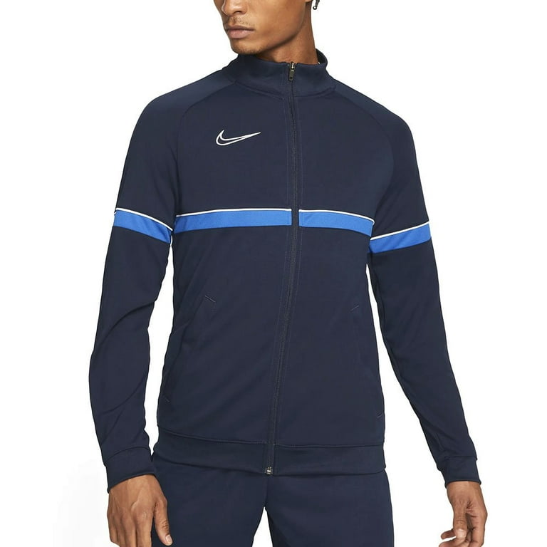 Nike Men's Dri-FIT Academy Knit Soccer Obsidian/Royal, X-Large - Walmart.com