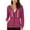 Hot Pink, variant on Meihcang Sherpa Hoodies for Women Full Zip Up Fleece Jacket Tunic Sweatshirts Solid Long Sleeve Drawstring Warm Outerwear with Pockets Khaki S