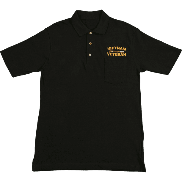 Golf Shirts with pocket Vietnam Black